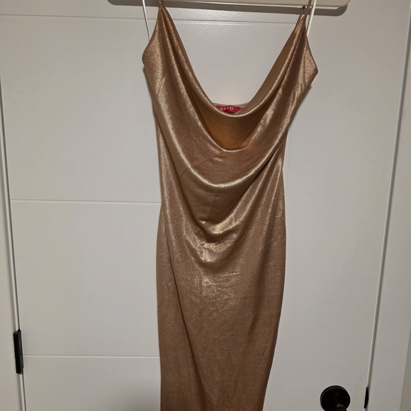 Guess Dresses & Skirts - Guess Elegant Rosegold Slip Dress